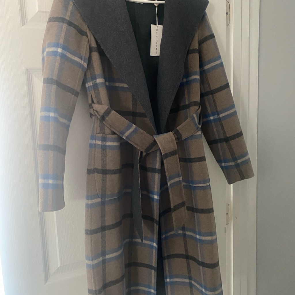 Elie Tahari Charcoal Gray Coat